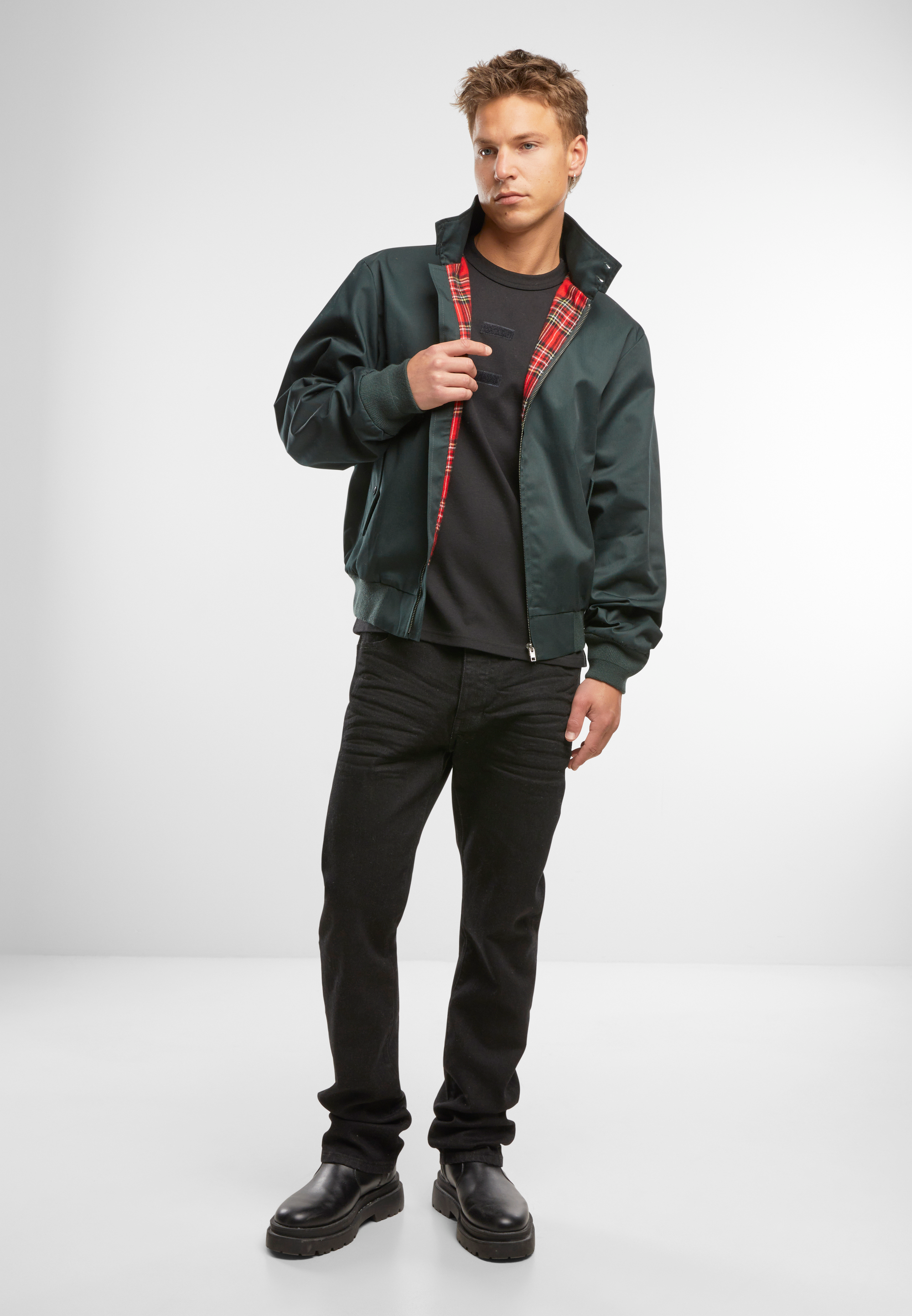 Lord Canterbury - Harrington Jacke (navy / schwarz / bordeaux)