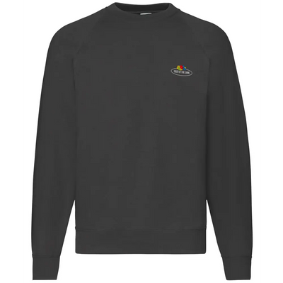 Fotl Vintage Set-in Sweat Small Logo Print Sweater - Fruit Of The Loom