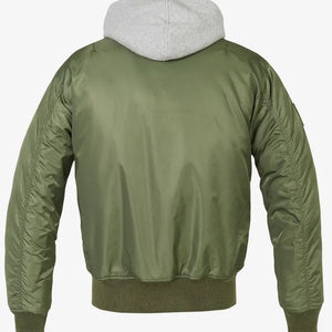 Hooded Ma1 Bomber Jacket Heavy - Brandit