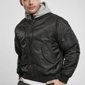 Hooded Ma1 Bomber Jacket Heavy - Brandit