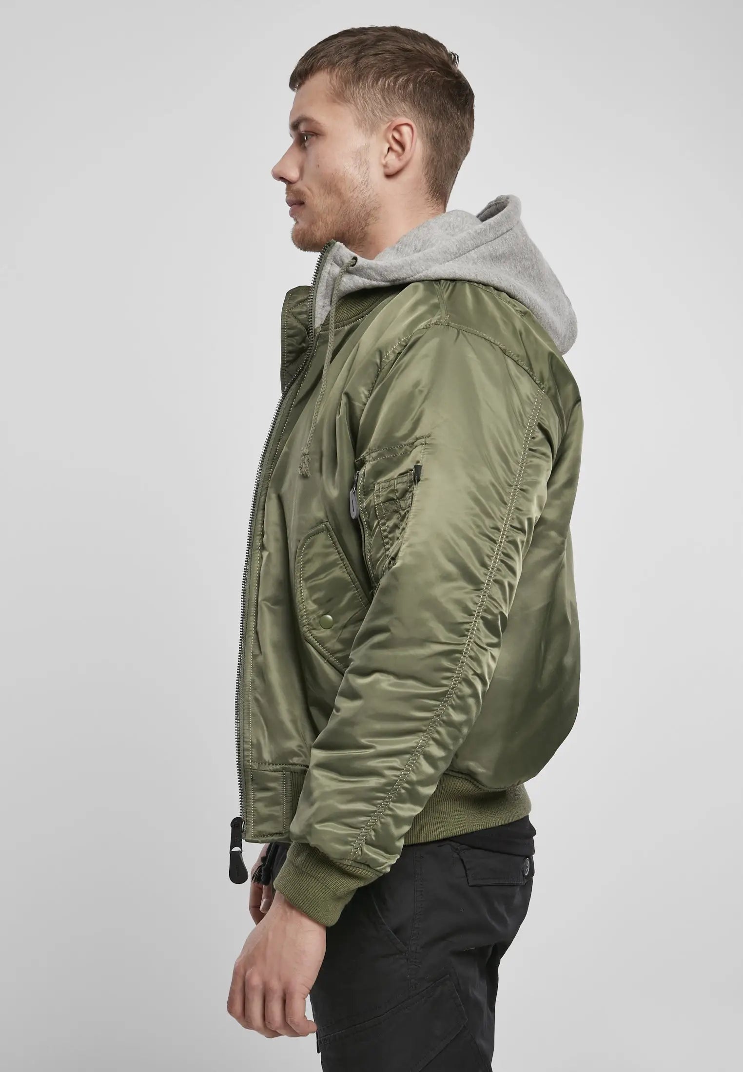 Hooded Ma1 Bomber Jacket Heavy - Brandit