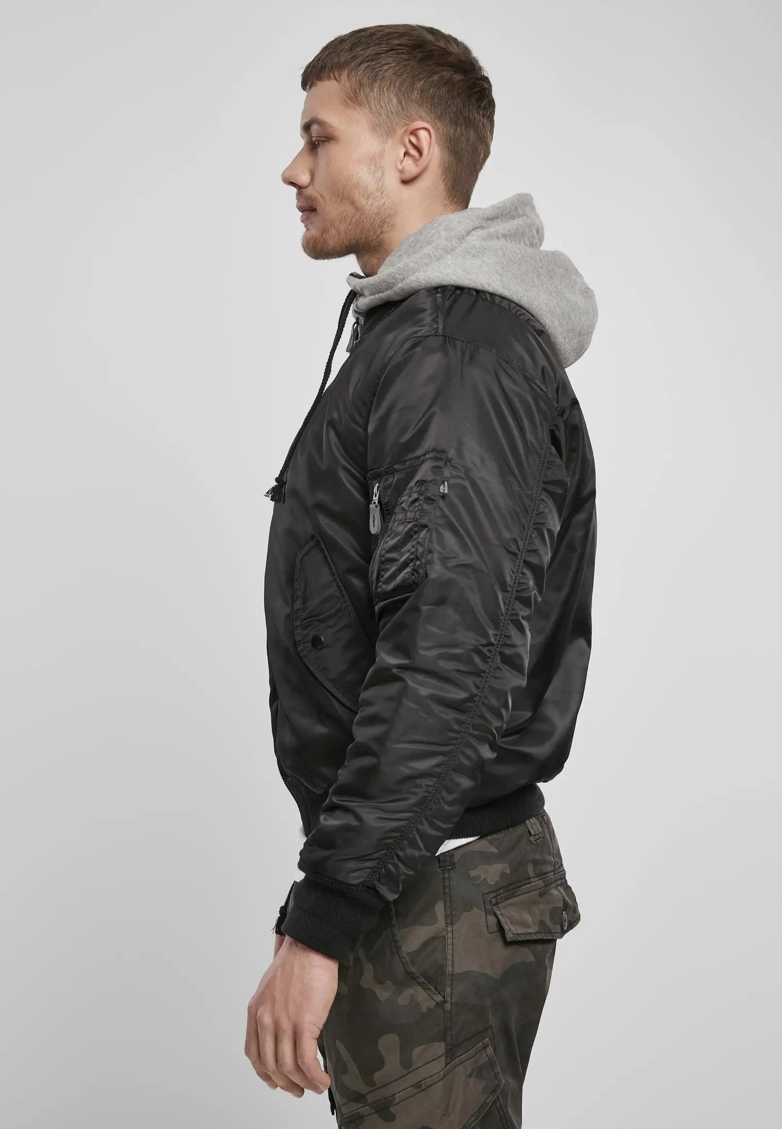 Hooded Ma1 Bomber Jacket Heavy - Brandit