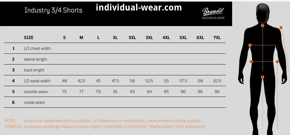 Industry 3/4 Cargo Shorts - Brandit